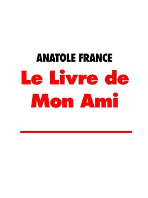 cover image of Le Livre de Mon Ami